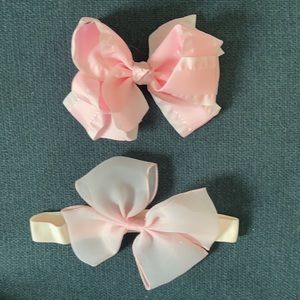 Bow Headband and Bow Hair Clip